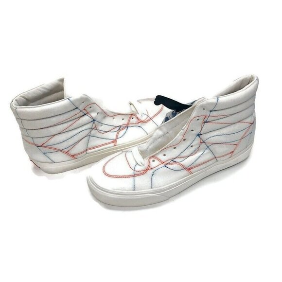 Vans Size 9 Hi Taka Hayashi Vault LX DIY Skateboard Shoes 721454 Marshmallow - Picture 12 of 12